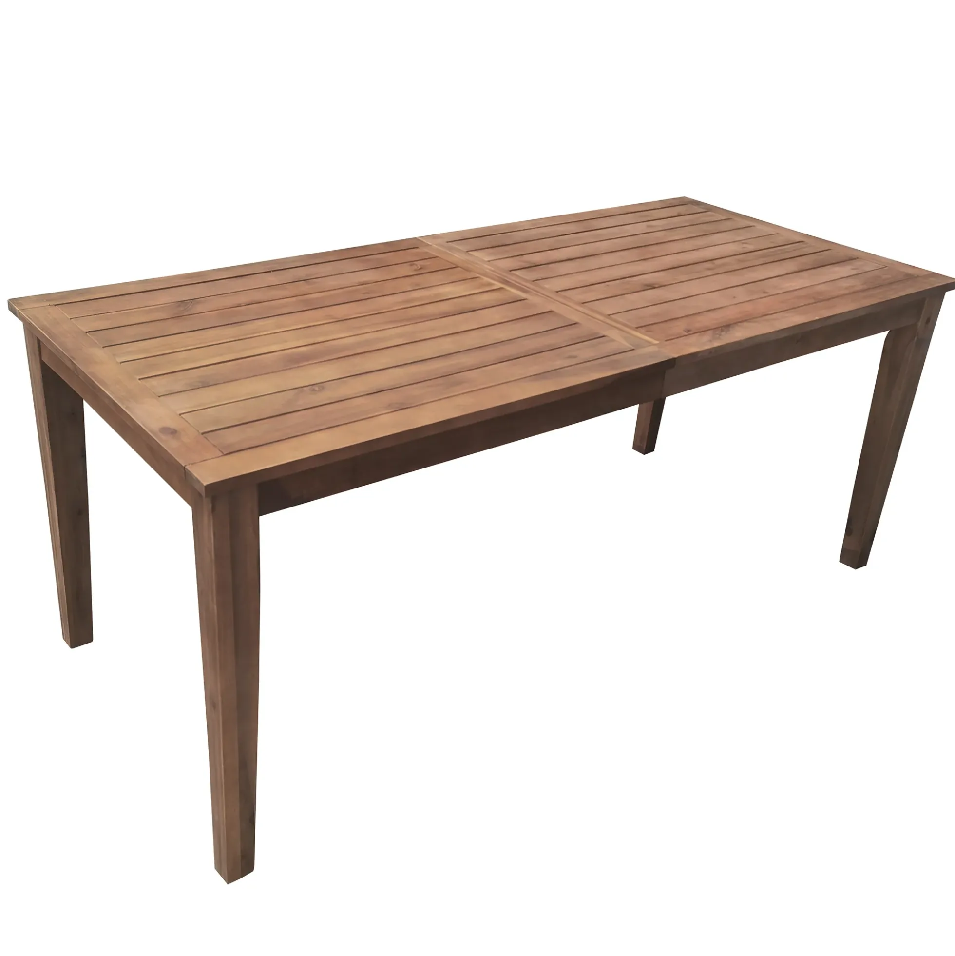 Modern 7 Pieces Acacia Wood Outdoor Full Dining Set with Chair Cushions