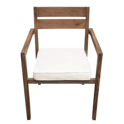 Modern 7 Pieces Acacia Wood Outdoor Full Dining Set with Chair Cushions