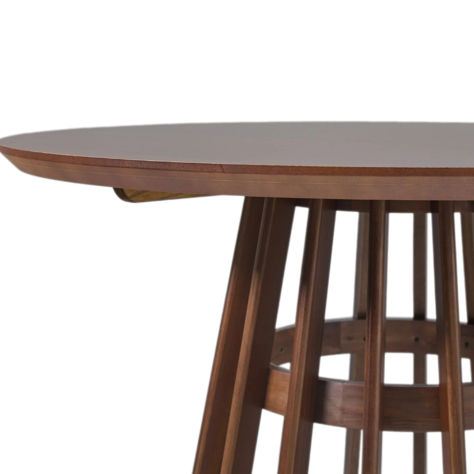 Modern 48 Round Solid Wood Dining Table