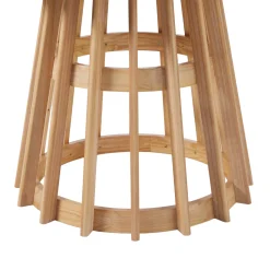 Modern 48 Round Solid Wood Dining Table
