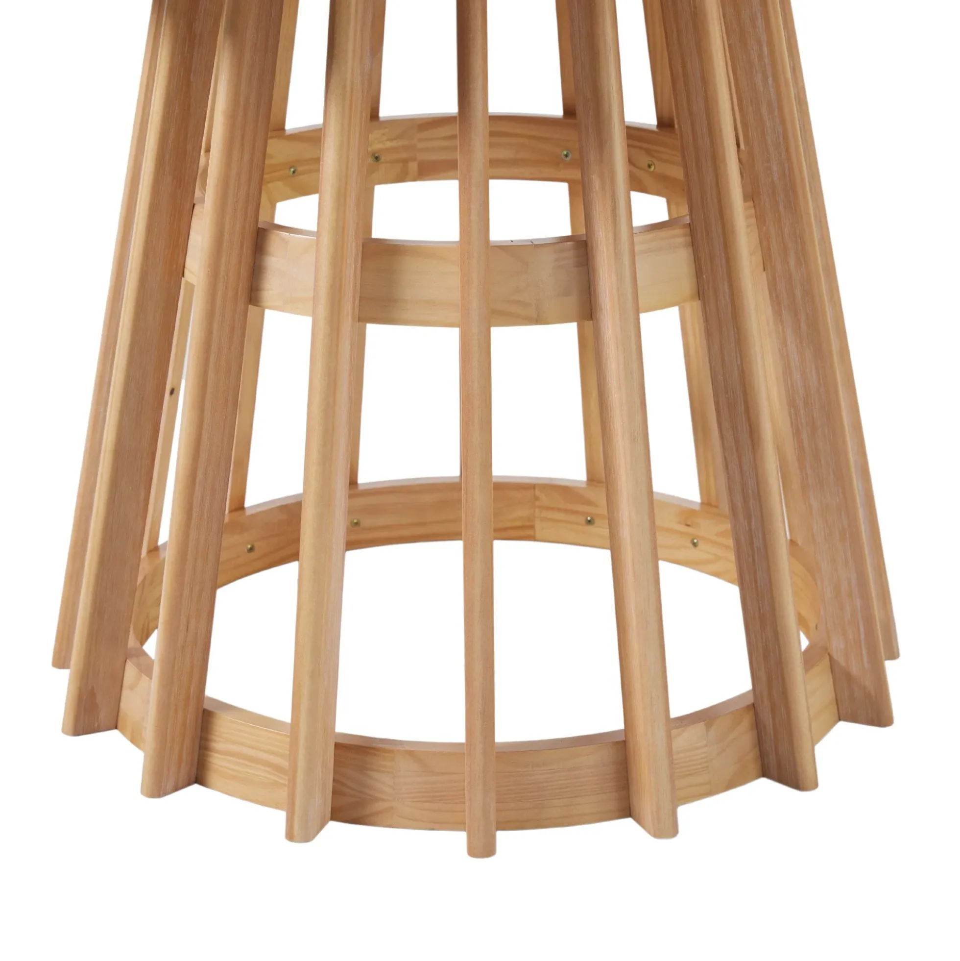 Modern 48 Round Solid Wood Dining Table