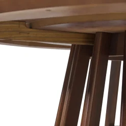Modern 48 Round Solid Wood Dining Table