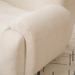 Modern Chenille Armchair Cloud Lounge Accent Chair with Deep Seats