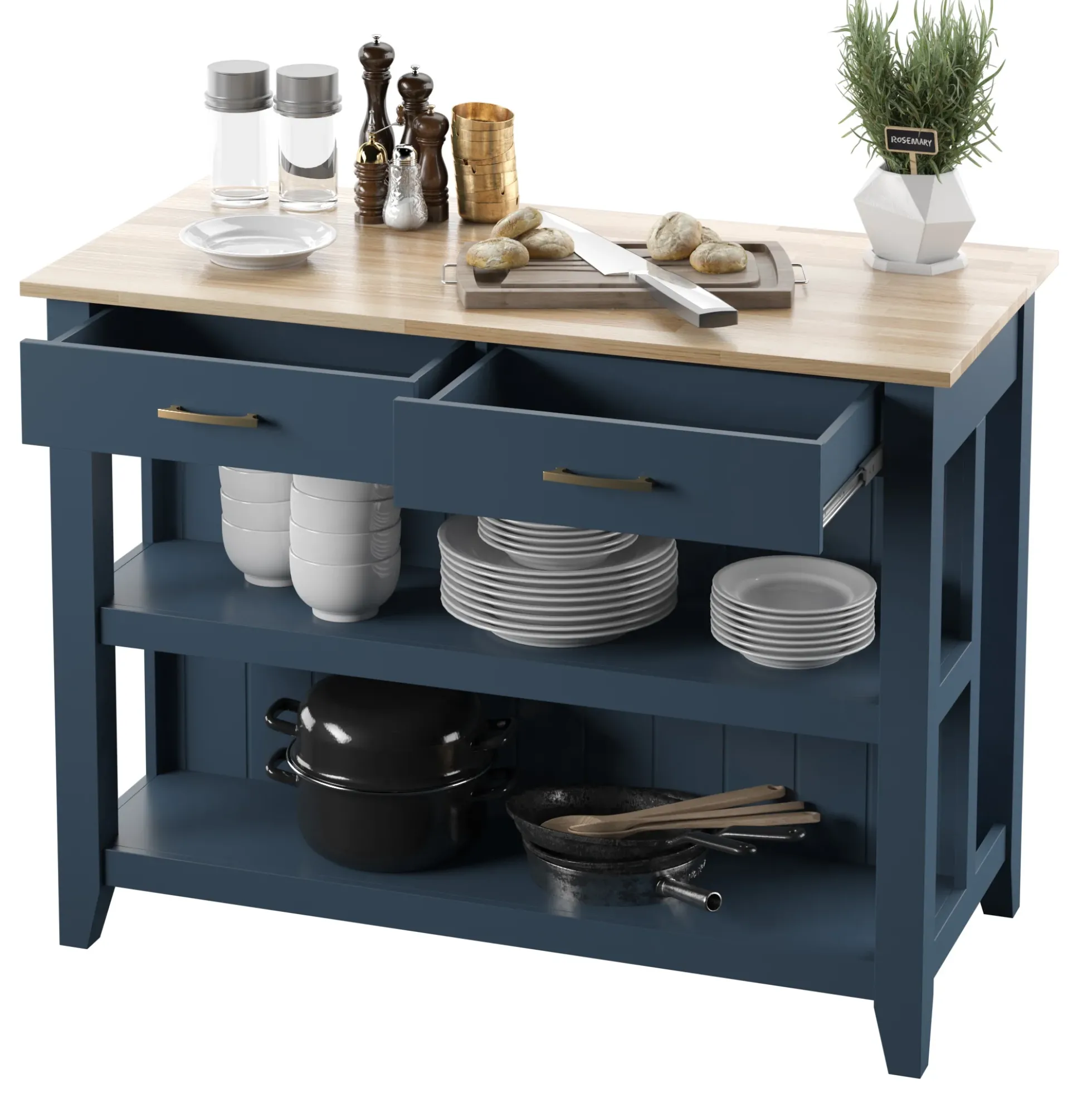 Modern Farmhouse Kitchen Island