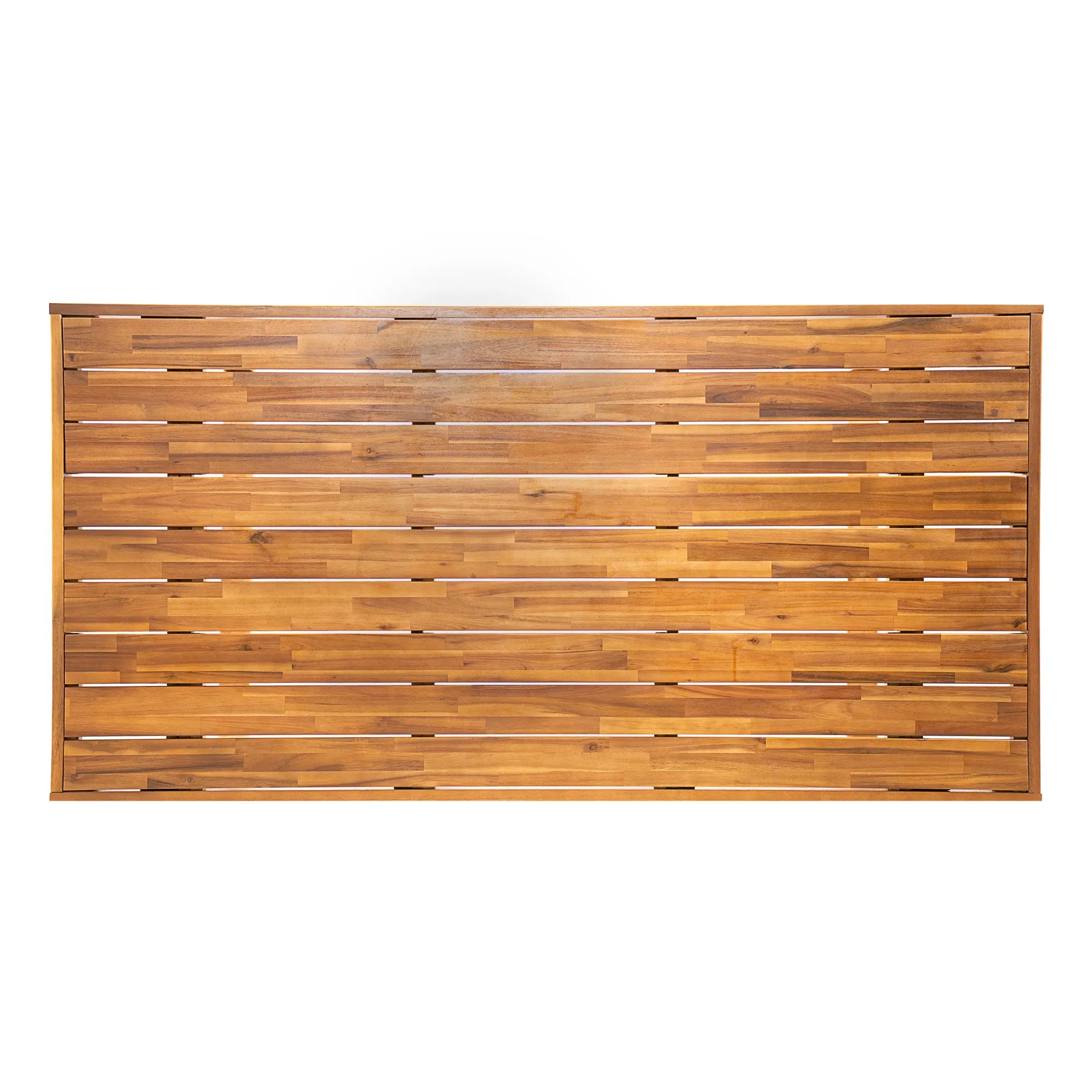 Modern Outdoor 7 Piece Acacia Wood Teak Dining Set with Cushions