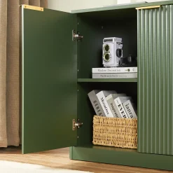 Modern Reeded Curved Design Storage 59