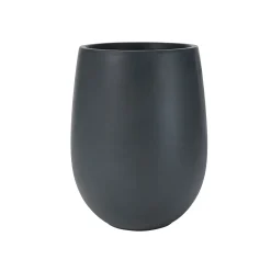 Modern Round Lightweight Outdoor Patio Planter Set of 3 Sizes