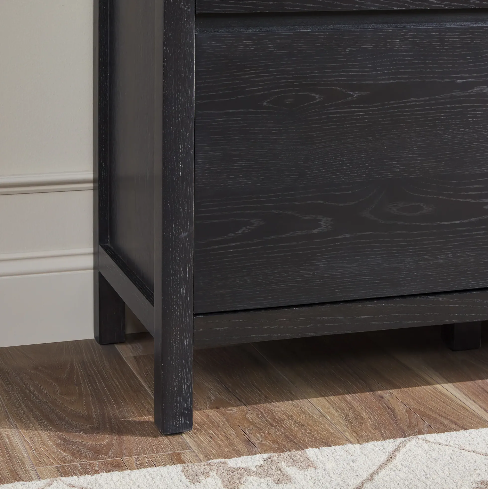 Nash 65" Modern Farmhouse Rustic Oak Wood Sideboard TV Stand