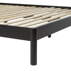 Neru Boho Curved Rattan-Headboard Bed Collection (Queen or King)