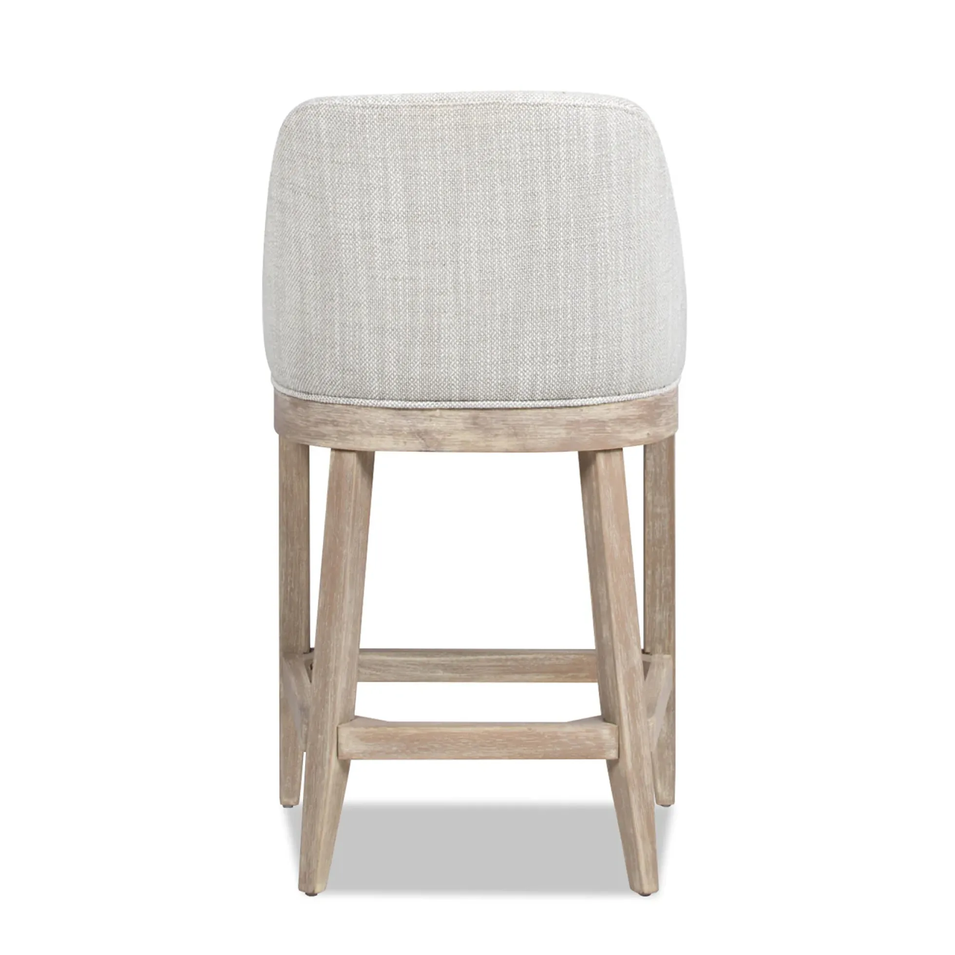 Newport 26.5' Coastal Curved Back Upholstered Counter Stool
