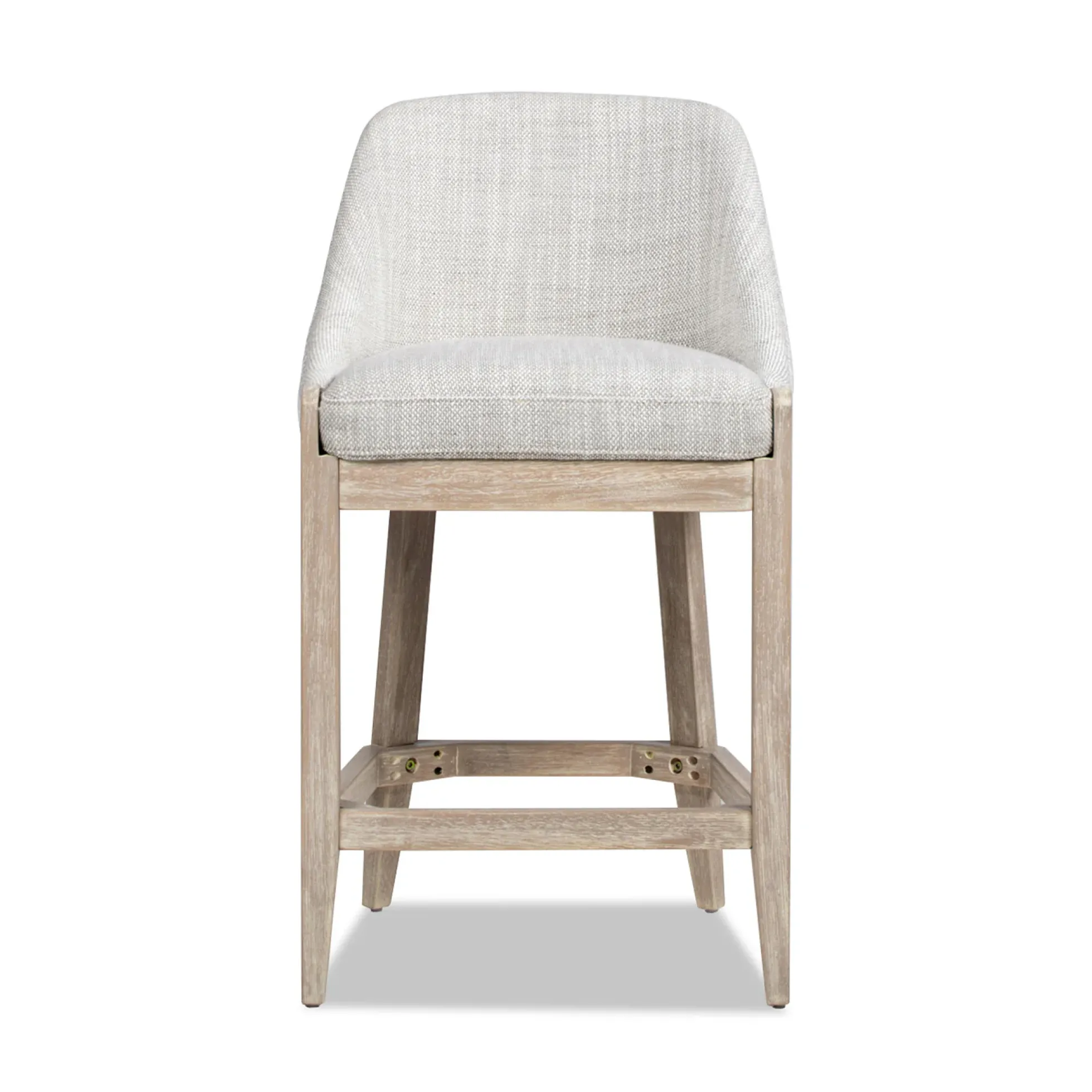 Newport 26.5' Coastal Curved Back Upholstered Counter Stool
