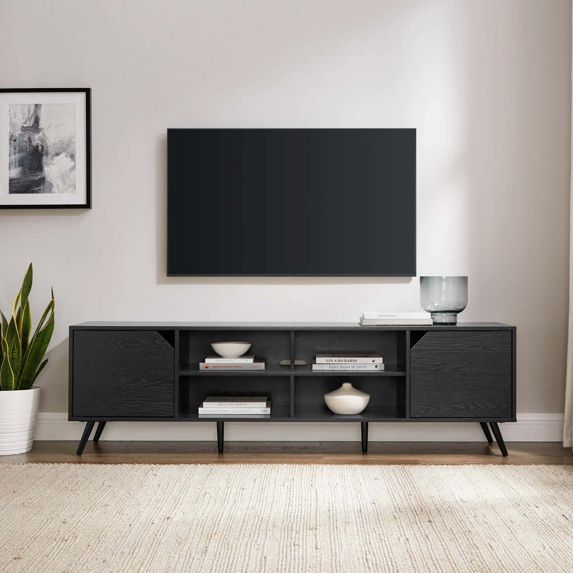 Noah Mid-Century Modern Angular TV Stand Collection