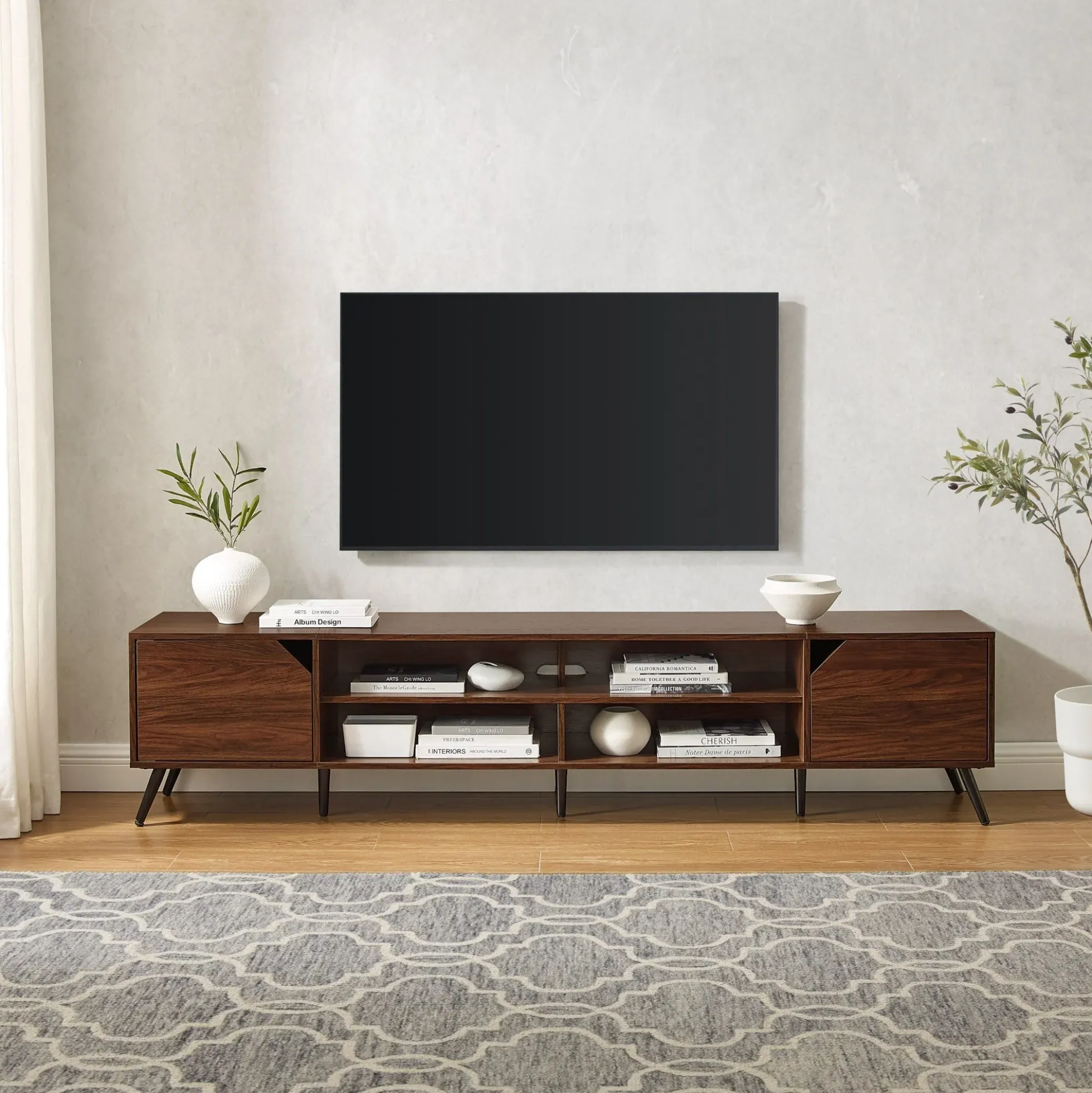 Noah Mid-Century Modern Angular TV Stand Collection