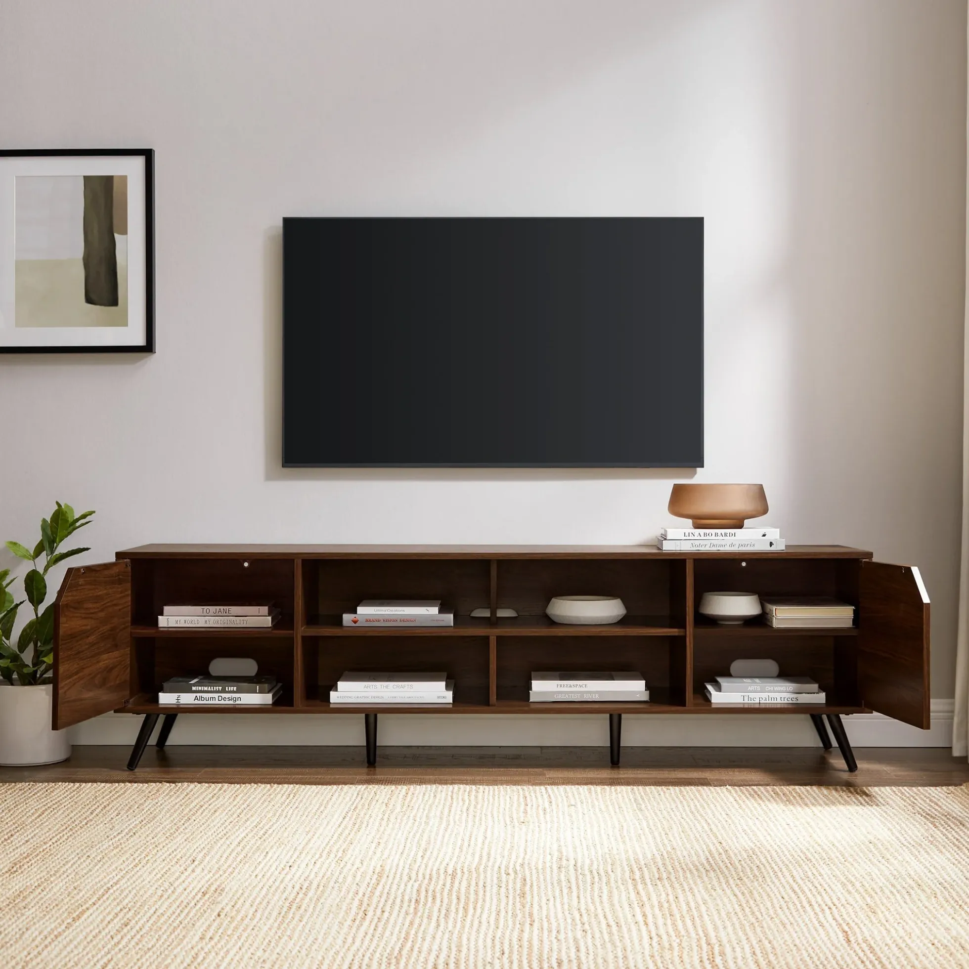 Noah Mid-Century Modern Angular TV Stand Collection