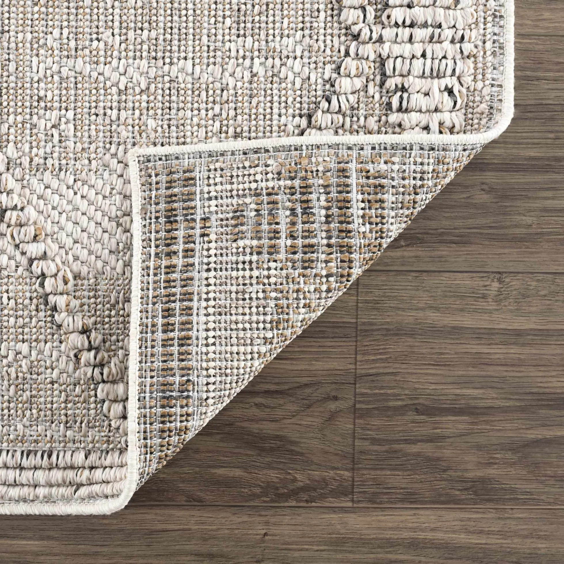 Nyla Bone Indoor & Outdoor Rug