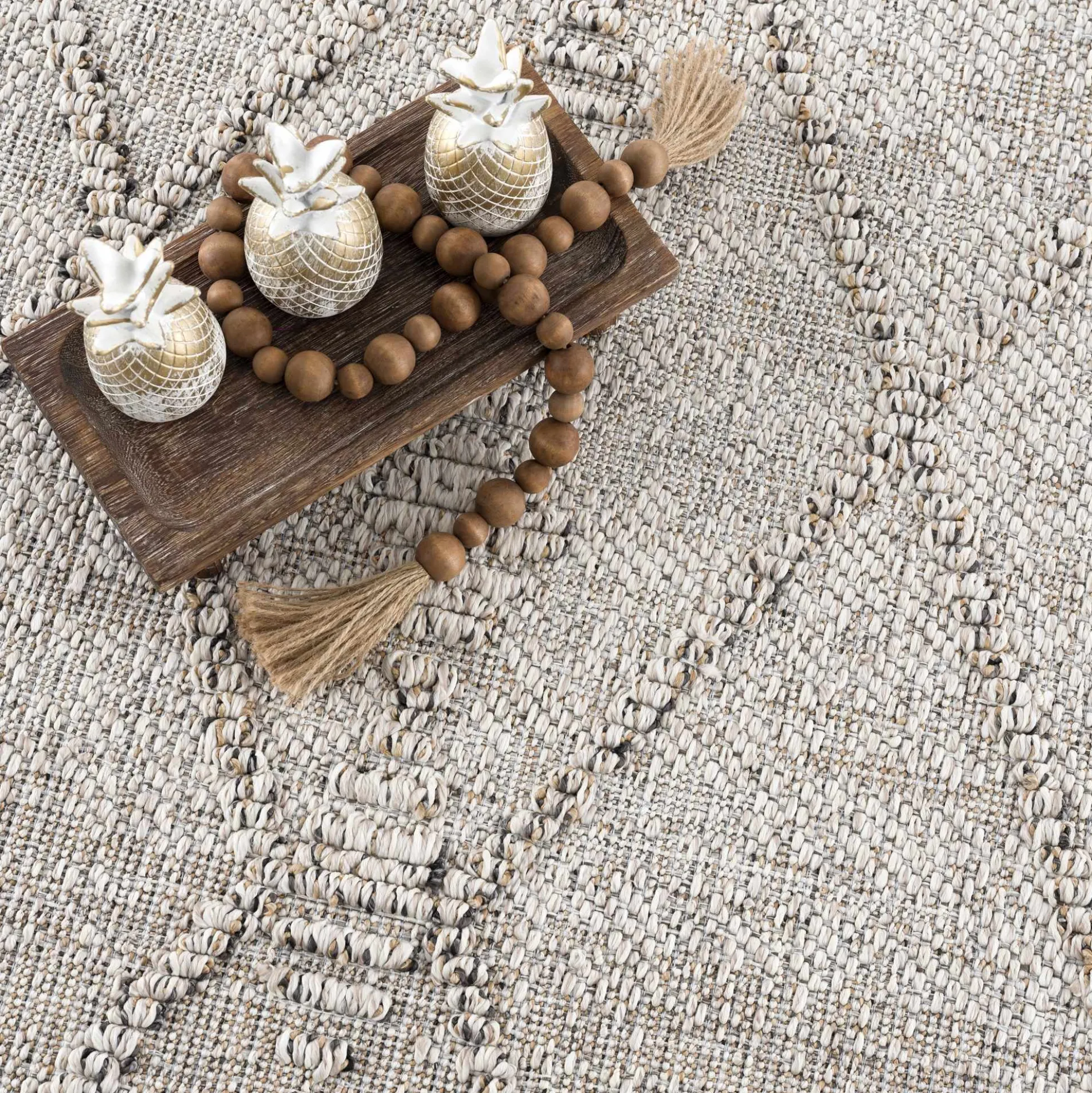 Nyla Bone Indoor & Outdoor Rug