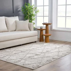 Nyla Bone Indoor & Outdoor Rug