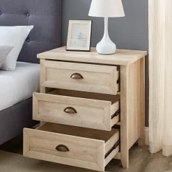 Odette Transitional Farmhouse Nightstand
