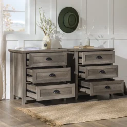 Odette Transitional Farmhouse Nightstand