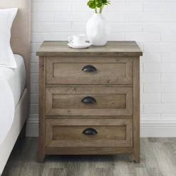 Odette Transitional Farmhouse Nightstand