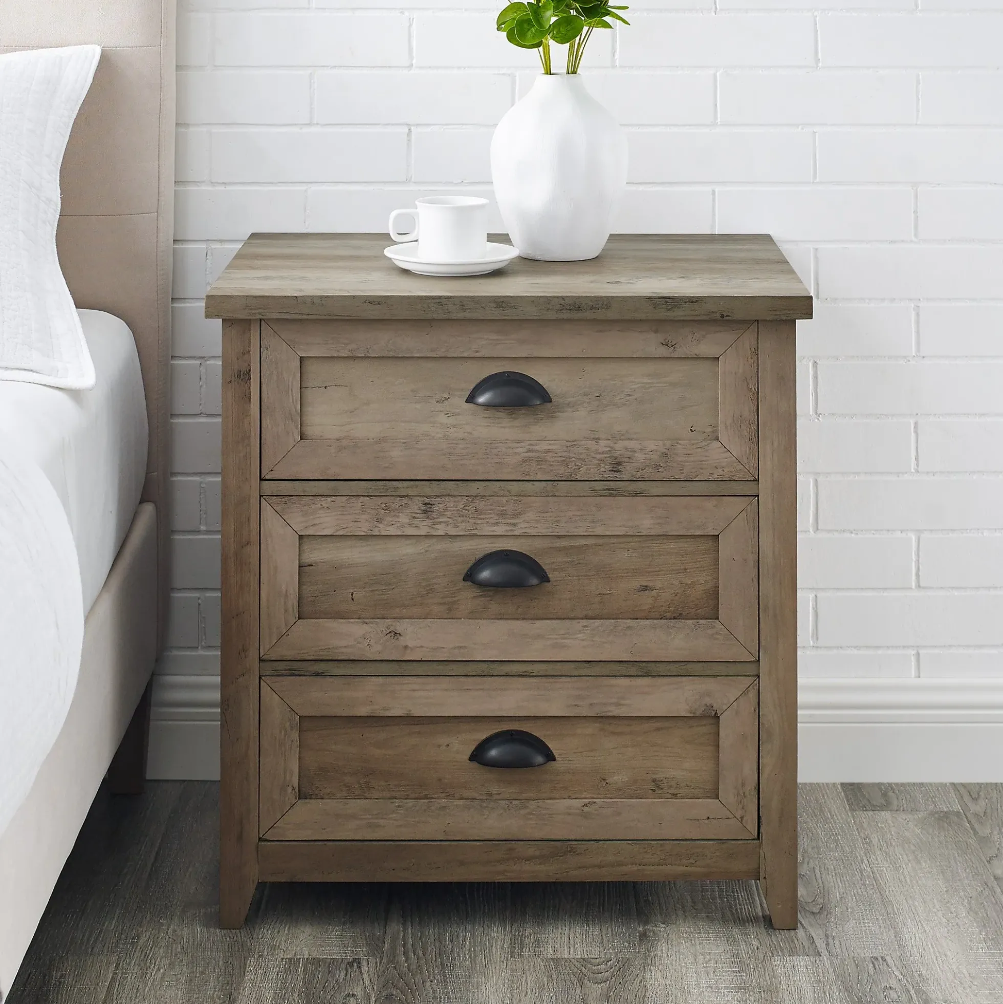 Odette Transitional Farmhouse Nightstand