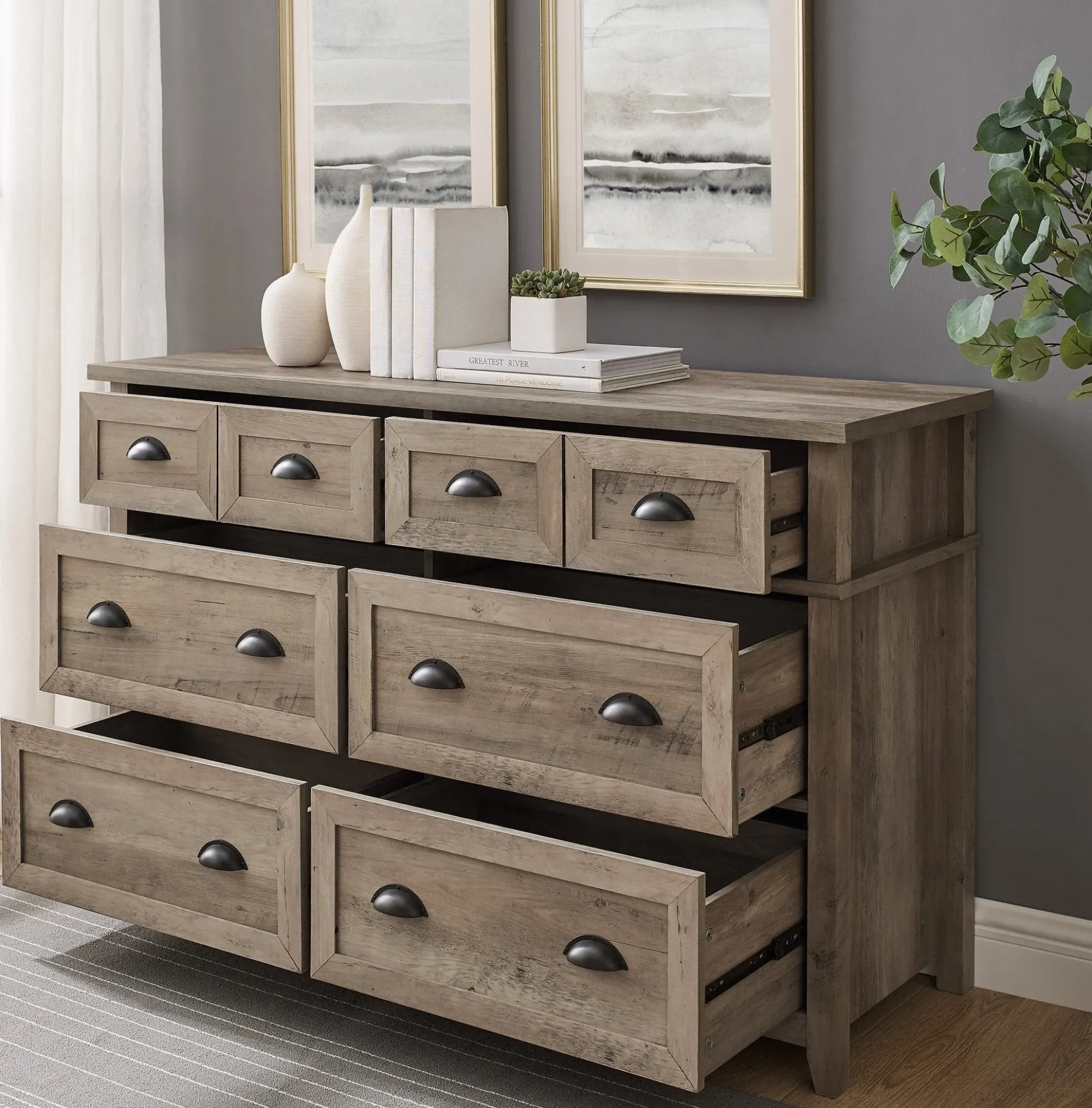 Odette Transitional Farmhouse Dresser Collection