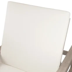 Outdoor Lounge Chair with Cushion & Adjustable Backrest
