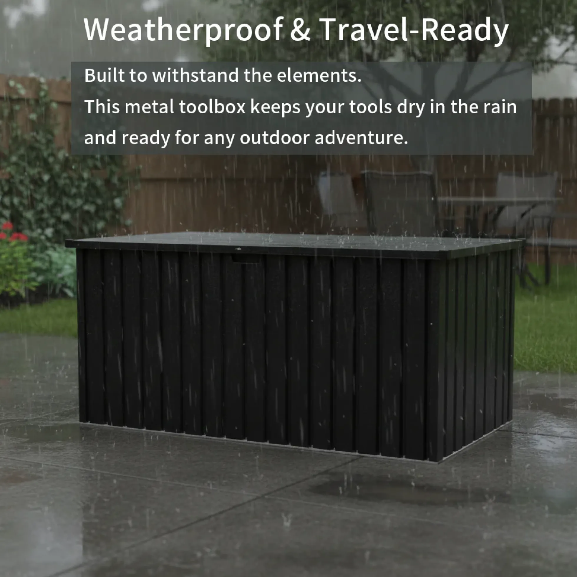 Outdoor Metal Storage Box Store Size Medium