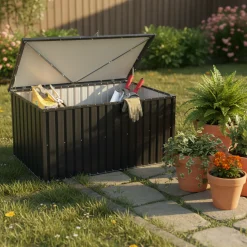 Outdoor Metal Storage Box Store Size Medium