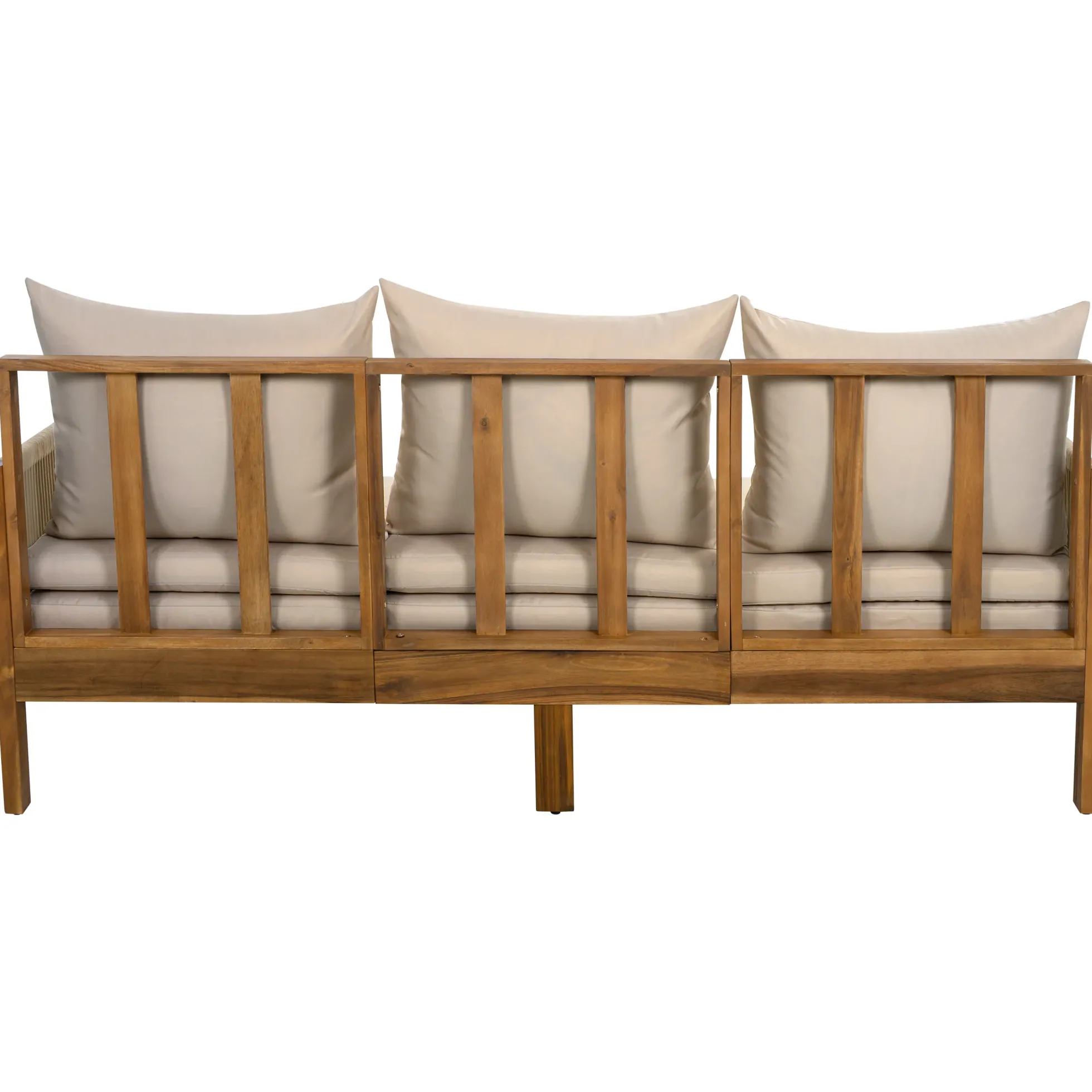 Outdoor Patio 3 Seat Sunbed Daybed Couch