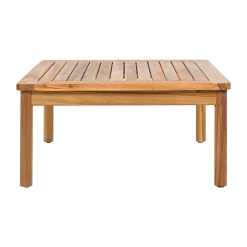 Outdoor Patio 3-piece Acacia Wood and Rope Sofa Set