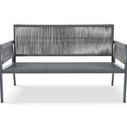 Outdoor Patio 4-Piece Rope Patio Furniture Set with Coffee Table