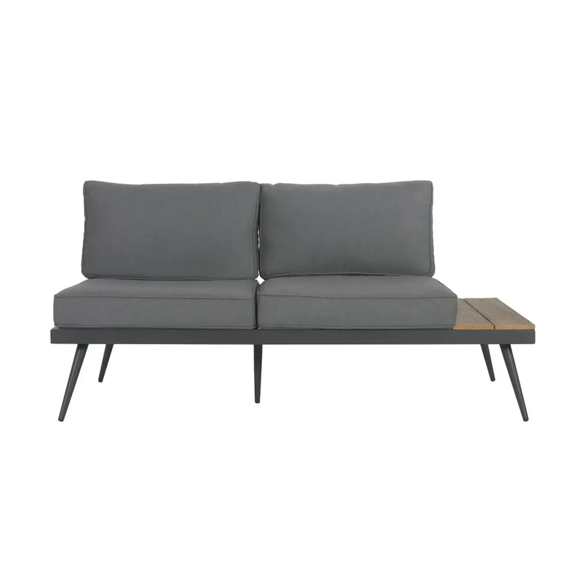 Outdoor Patio Sectional Sofa with Cushions & Table Set