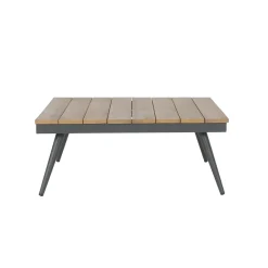 Outdoor Patio Sectional Sofa with Cushions & Table Set