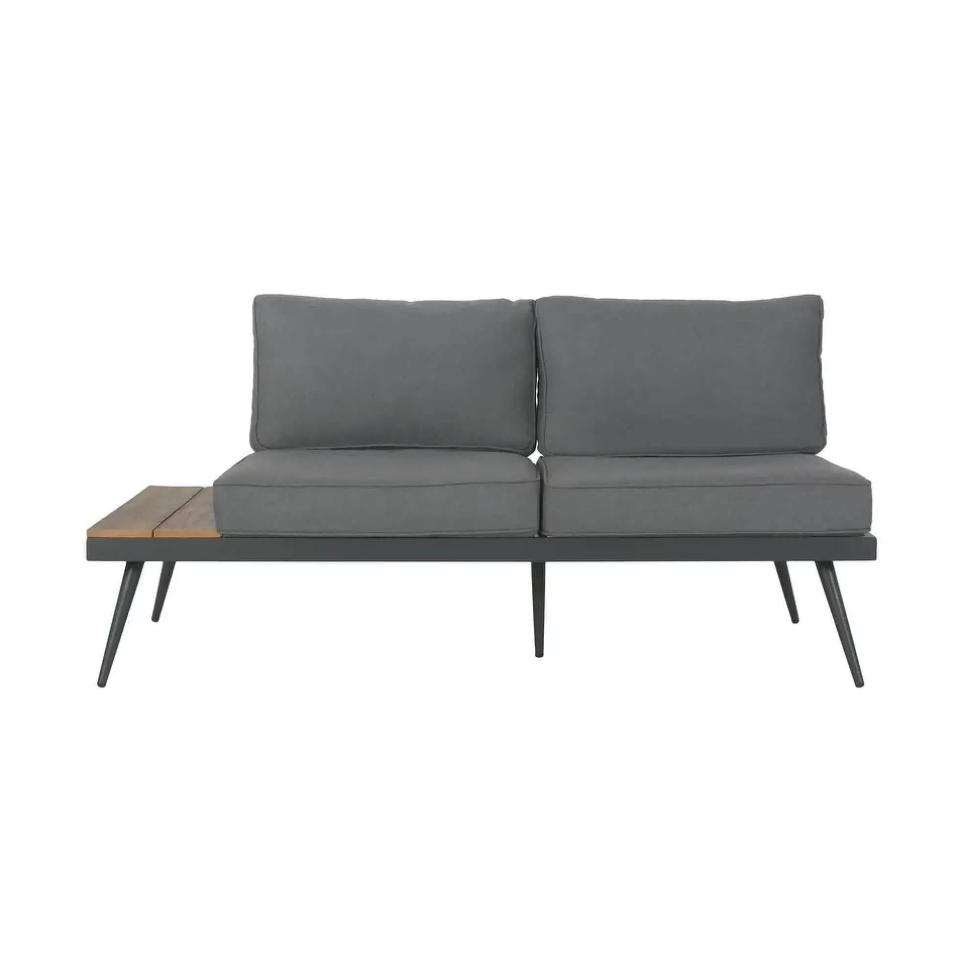 Outdoor Patio Sectional Sofa with Cushions & Table Set