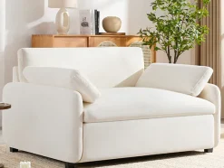 Oversized Chenille Single Wide and Deep Seat Accent Chair