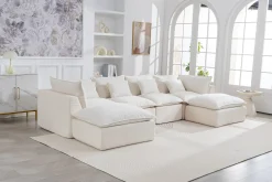 Oversized Cloud Modular 129.8"in Sectional Sofa