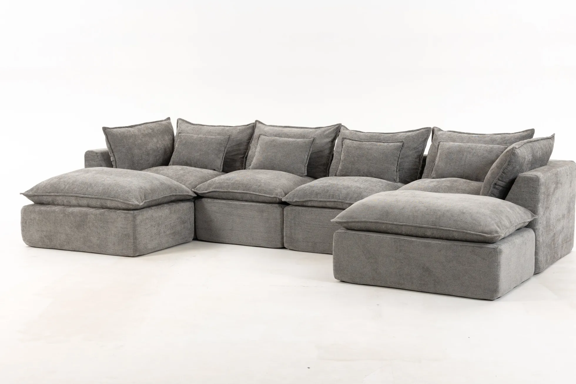 Oversized Cloud Modular 129.8"in Sectional Sofa
