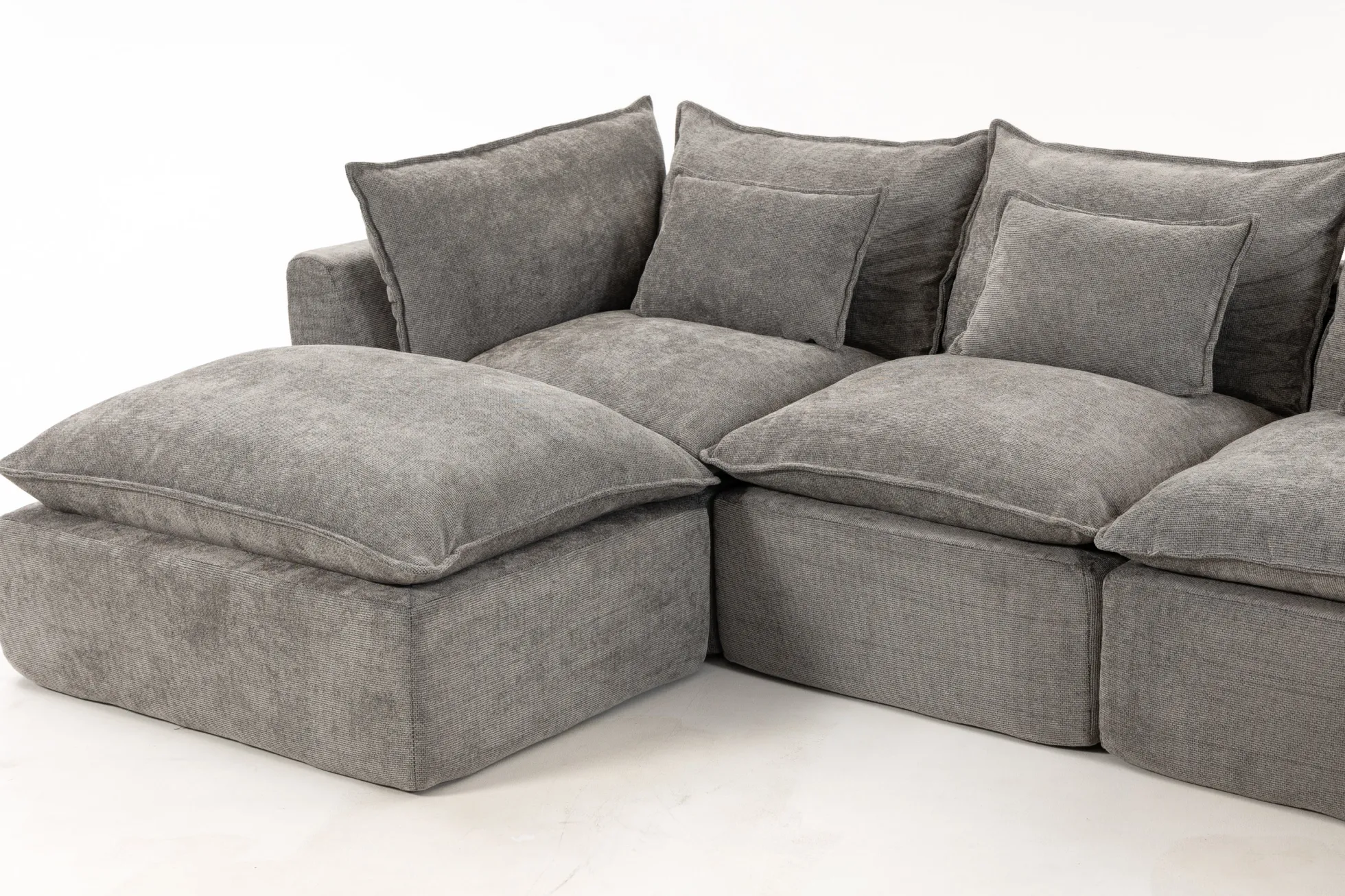Oversized Cloud Modular 129.8"in Sectional Sofa
