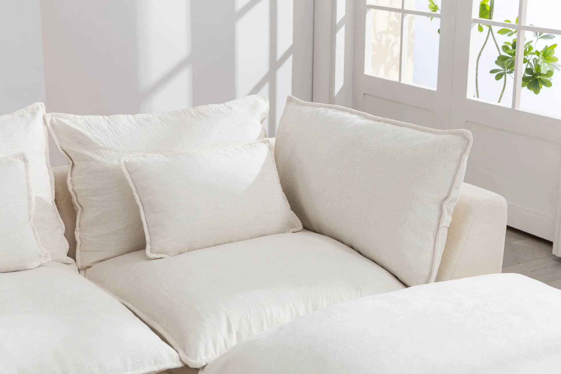 Oversized Cloud Modular 129.8"in Sectional Sofa