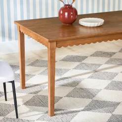 Paisley Modern Scalloped Easy Assembly 70