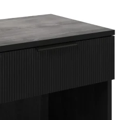 Paris Modern Scandinavian Reeded Nightstand
