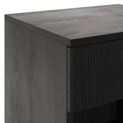 Paris Modern Scandinavian Reeded Nightstand