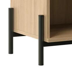 Paris Modern Scandinavian Reeded Nightstand
