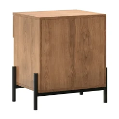 Paris Modern Scandinavian Reeded Nightstand