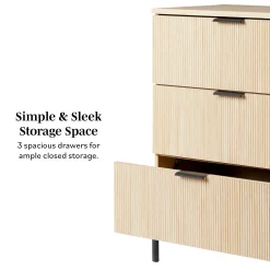 Paris Modern Scandinavian Reeded Chest