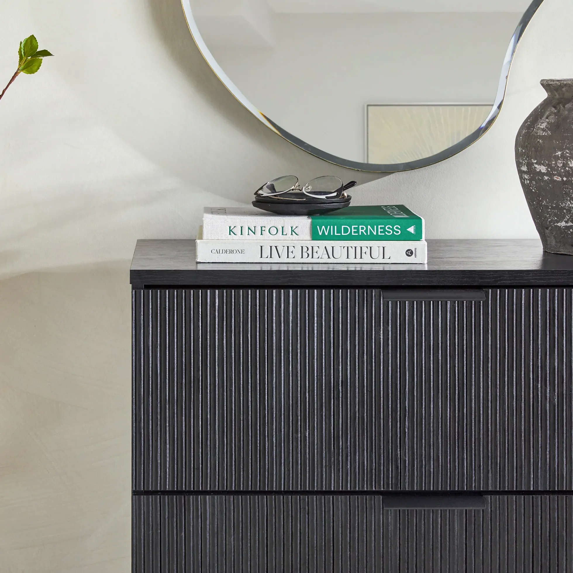Paris Modern Scandinavian Reeded Chest