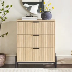 Paris Modern Scandinavian Reeded Chest