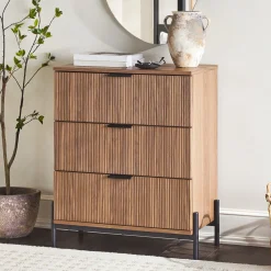 Paris Modern Scandinavian Reeded Chest
