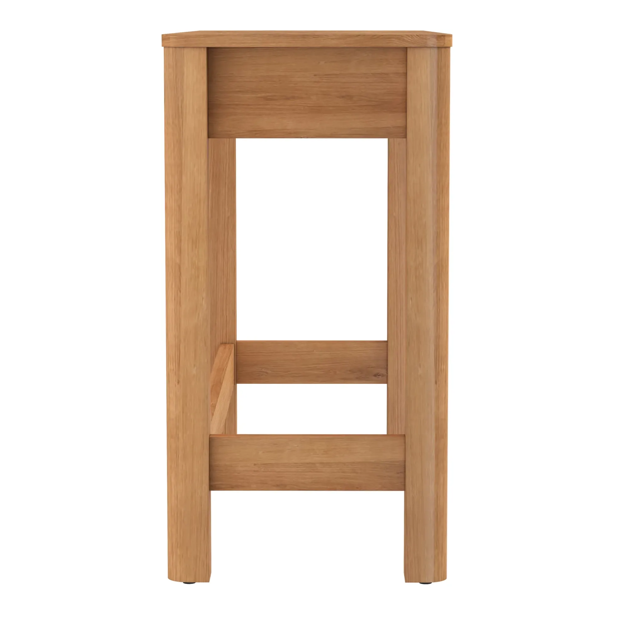 Penelope Modern Wood Makeup Vanity with LED Mirror & Storage